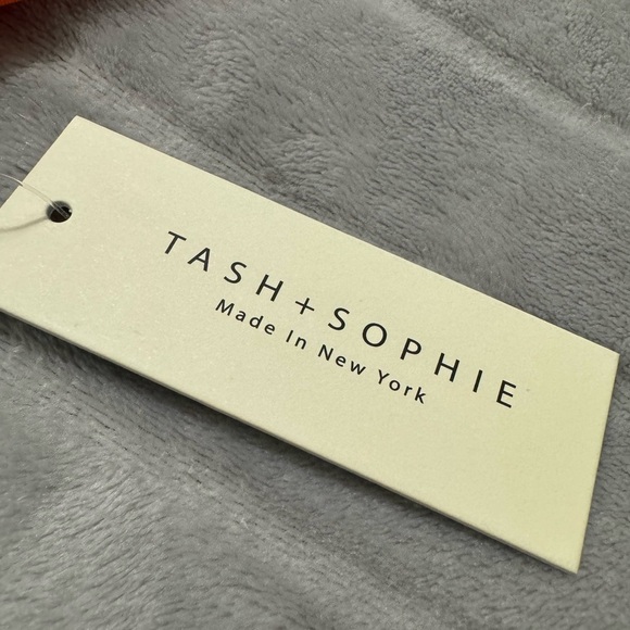 Tash & Sophie Contrast Trim Jersey Dress Orange White - Picture 7 of 8